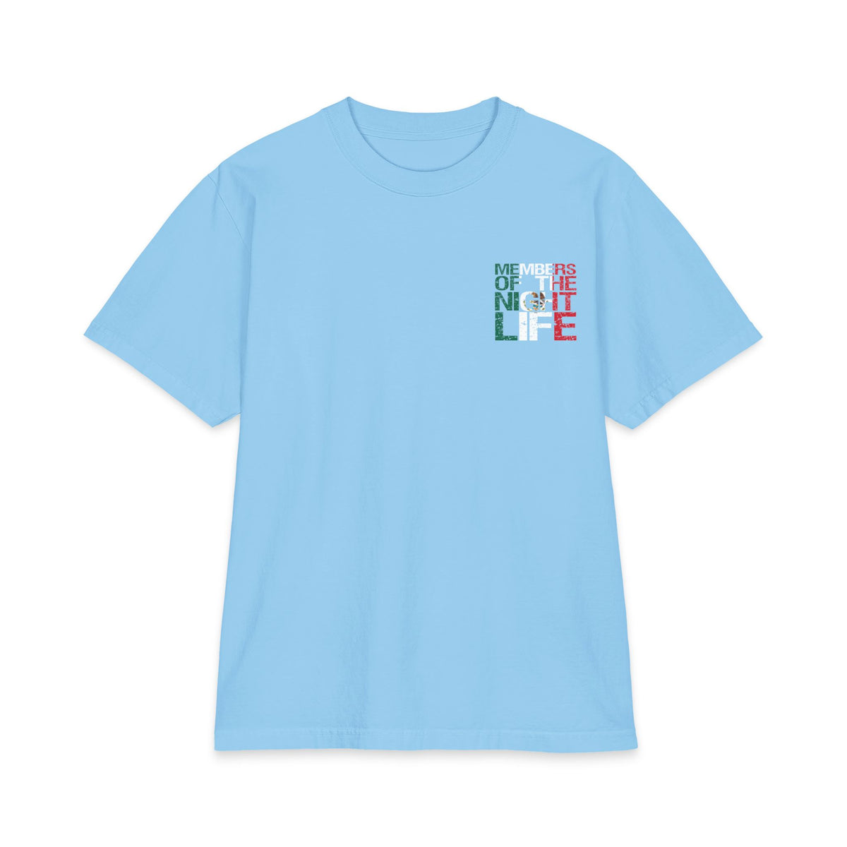 Members of the Nightlife — Mexican Flag Graphic Tee