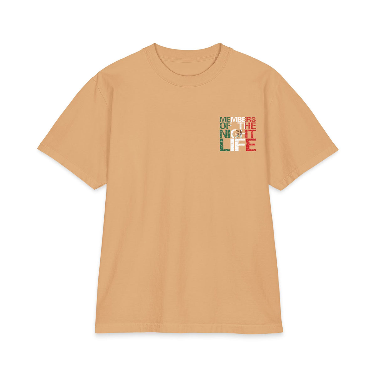 Members of the Nightlife — Mexican Flag Graphic Tee