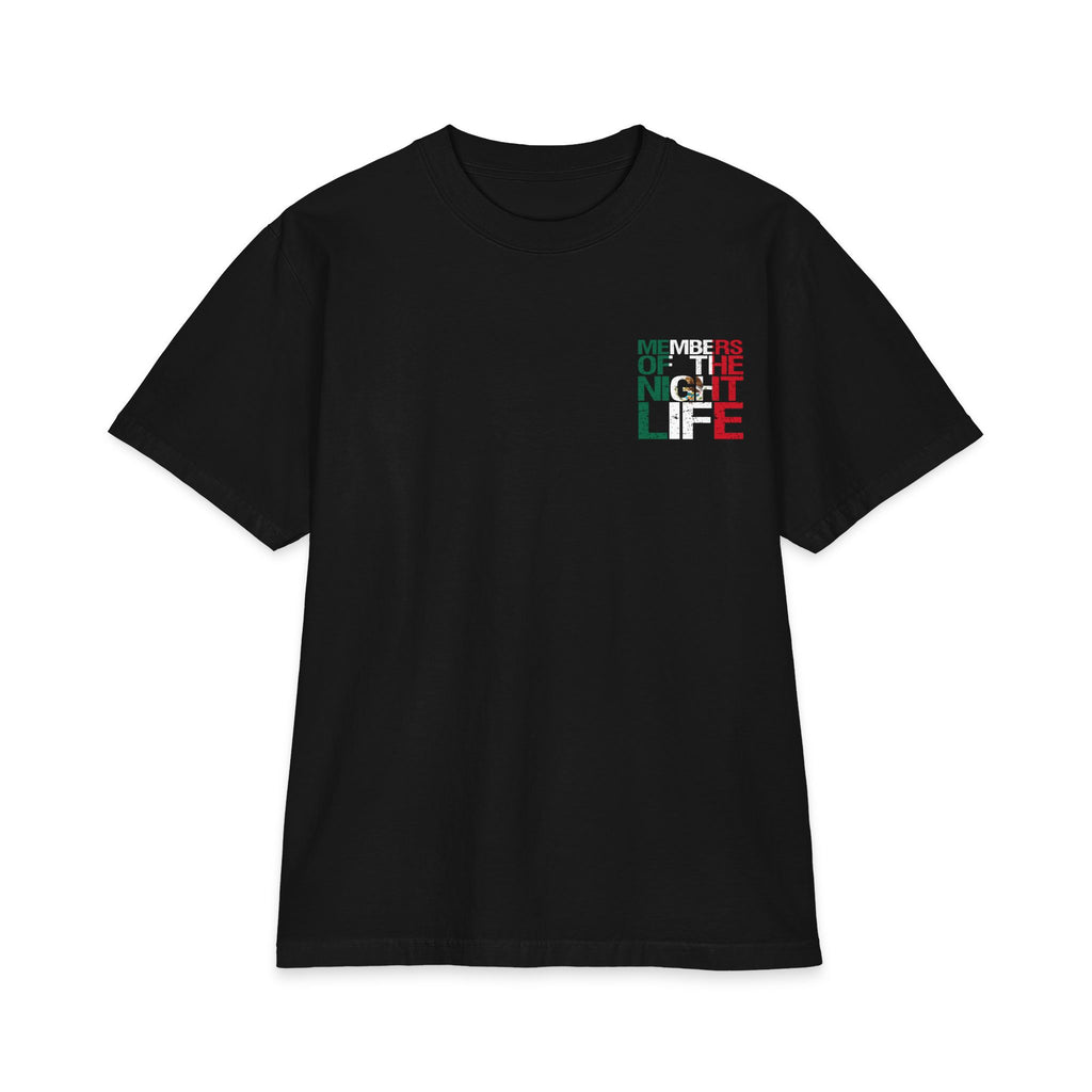 Members of the Nightlife — Mexican Flag Graphic Tee