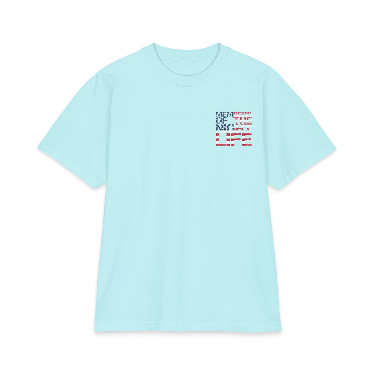 Members of the Night Life American Flag Graphic Tee