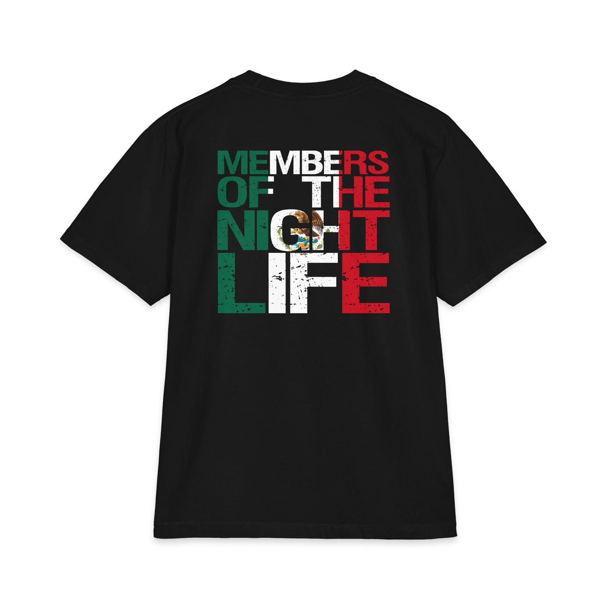 Members of the Nightlife — Mexican Flag Graphic Tee
