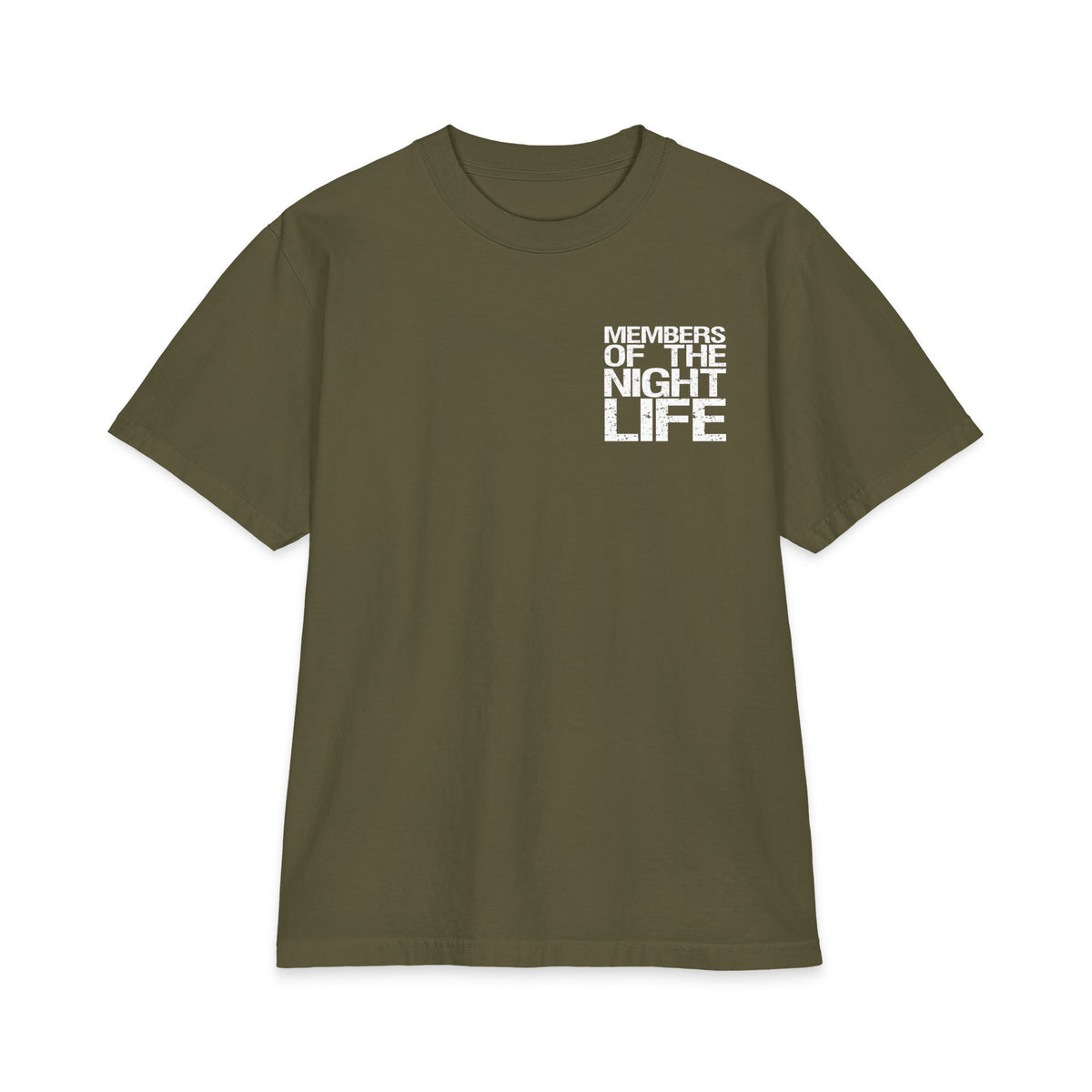 Members of the Night Life Signature Heavyweight Short Sleeve