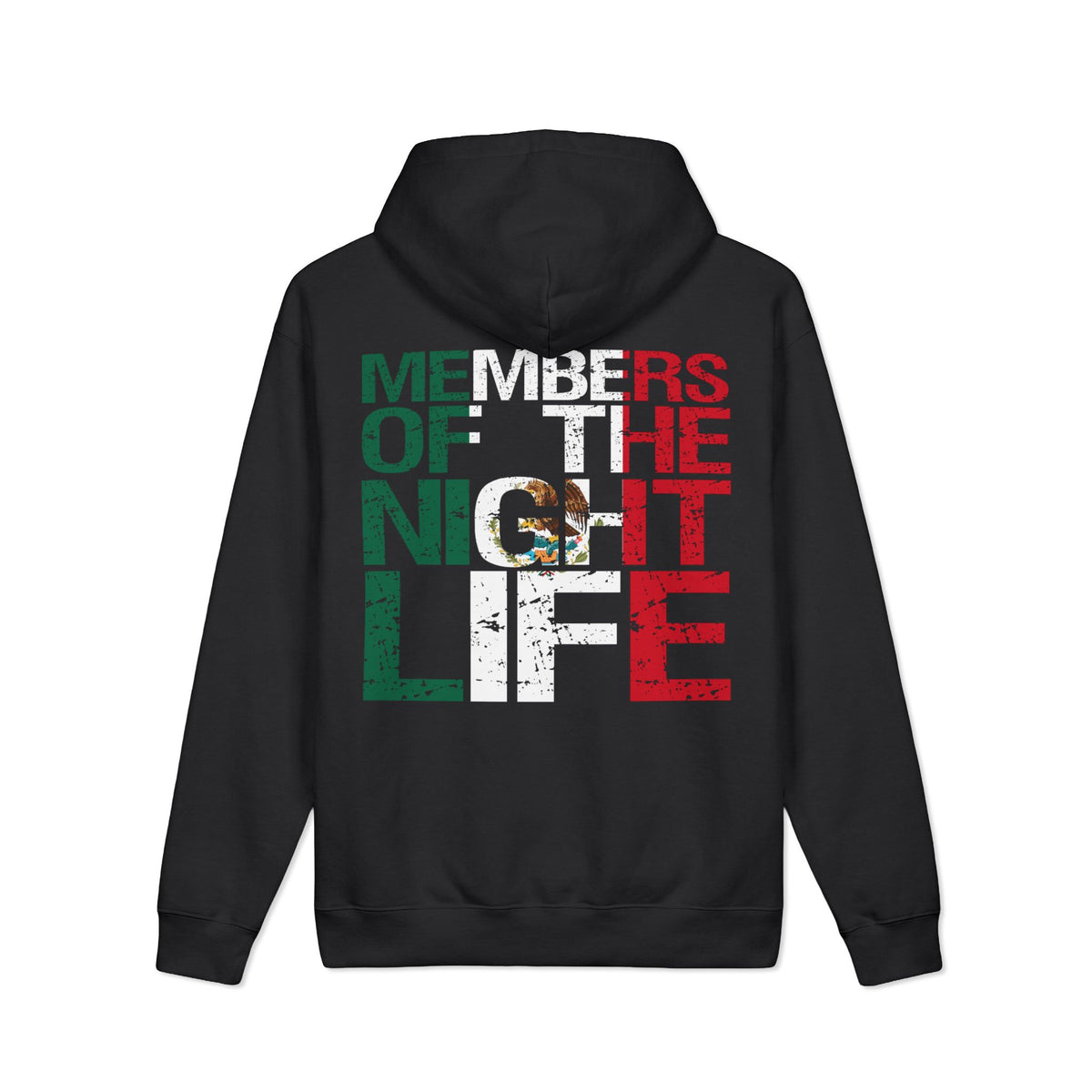Members of the Night Life Mexican Flag Heavyweight Hoodie