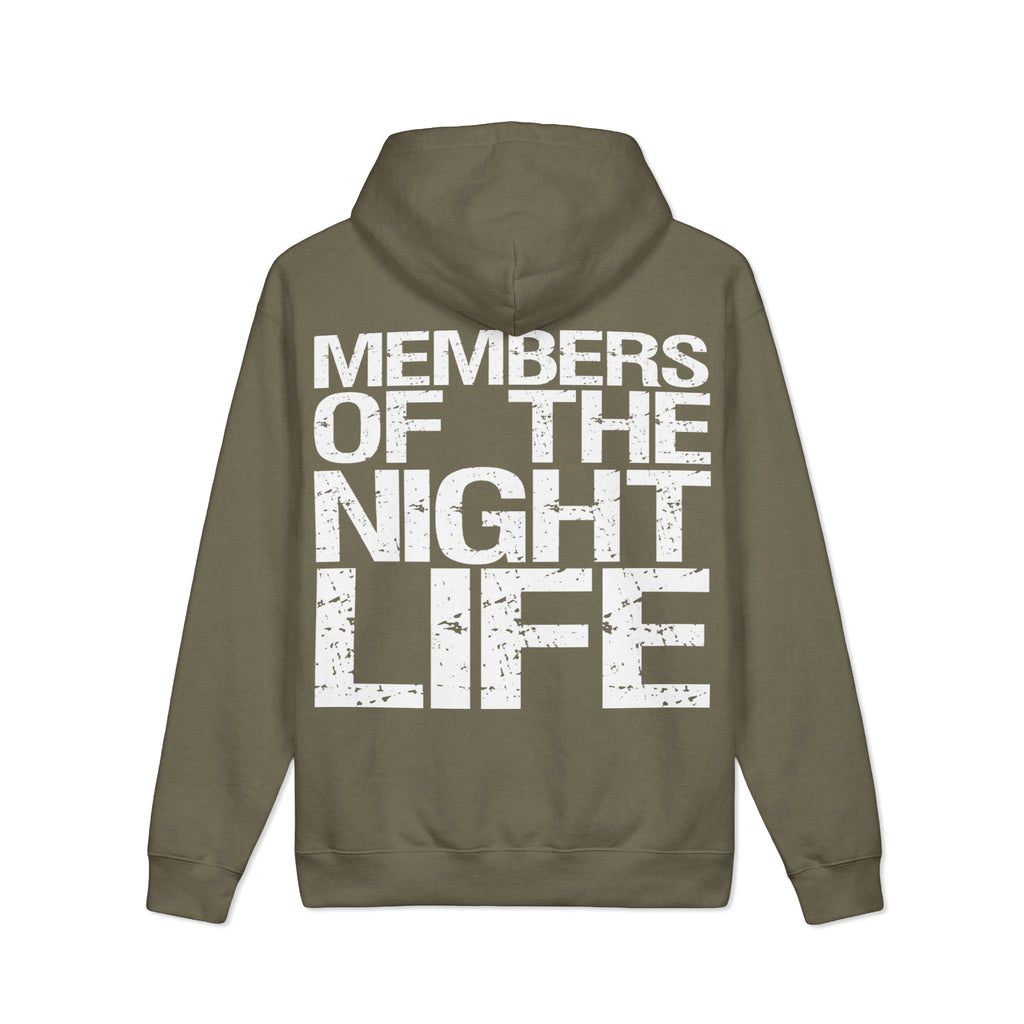 Members of the Night Life Signature Heavyweight Hoodie