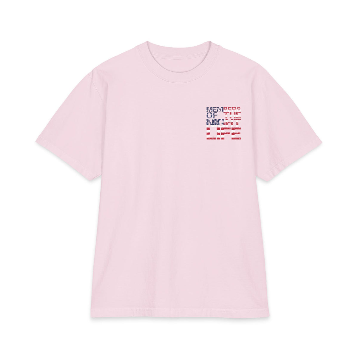 Members of the Night Life American Flag Graphic Tee