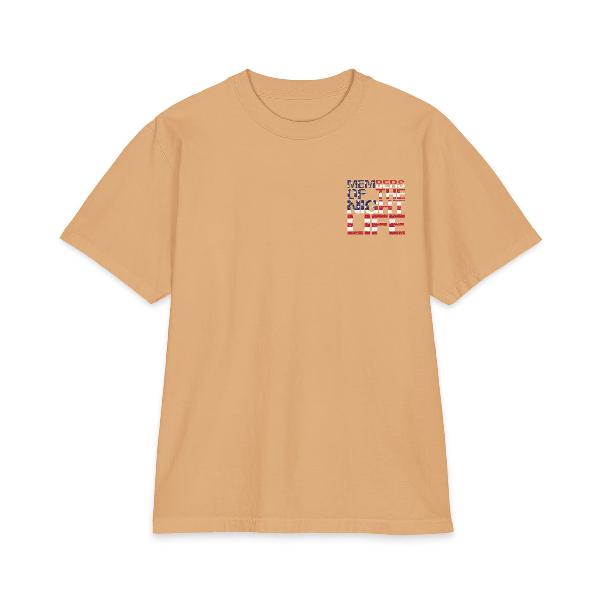 Members of the Night Life American Flag Graphic Tee